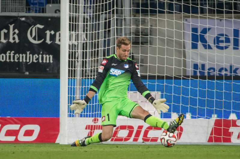 Musste nach drei Treffern gegen Gladbach nun vier weitere gegen Köln kassieren: TSG-Keeper Oliver Baumann