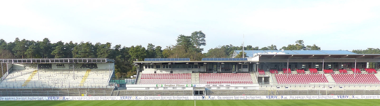 Hardtwald-Stadion des SV Sandhausen