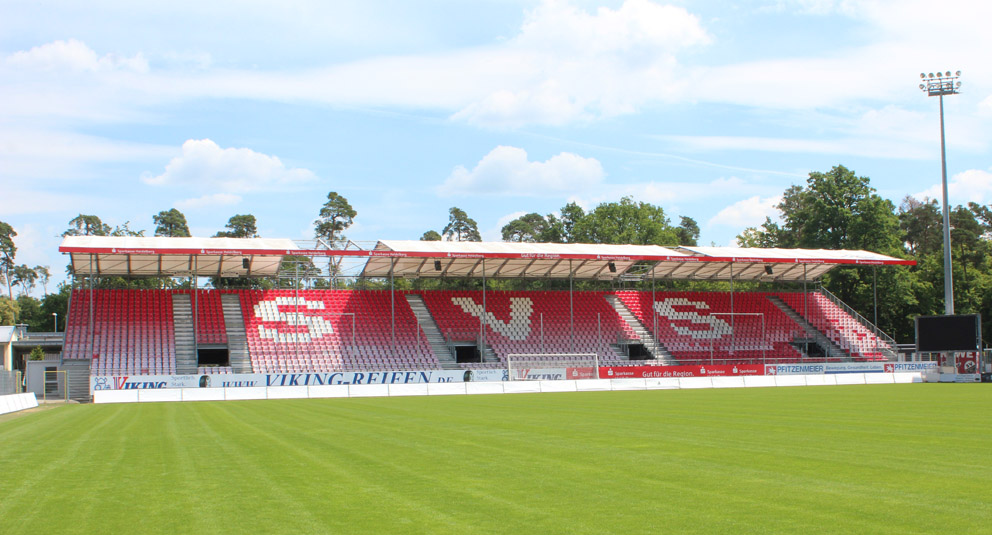 Hardtwaldstadion des SV Sandhausen