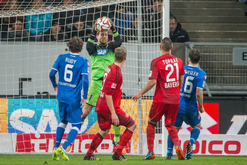 TSG-Keeper Oliver Baumann wird gegen Leverkusen wieder alle Hände voll zu tun bekommen