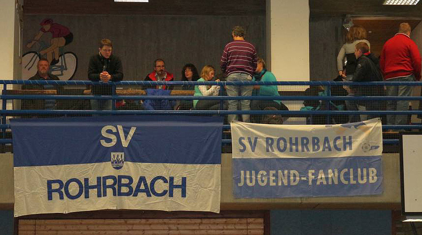 Der SV Rohrbach/S. mit seiner großen Fangemeinde