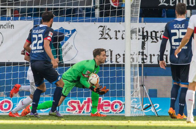 TSG-Keeper Oliver Baumann rettete in Köln das torlose 0:0
