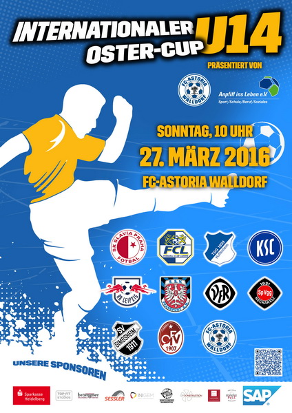 Plakat zum Internationalen U14-Oster Cup