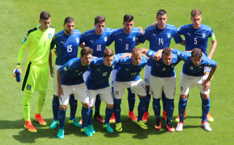Das italienische Team
