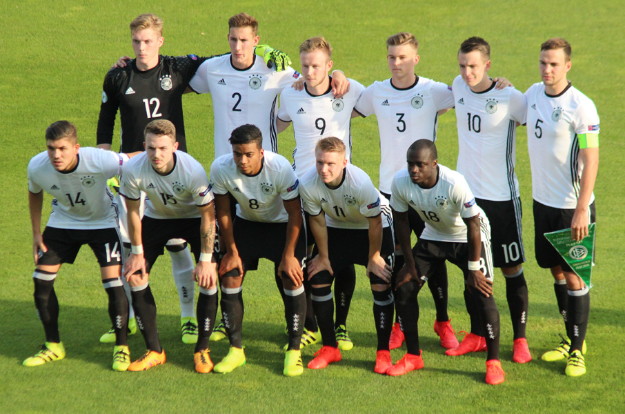 Die deutsche U19-Startformation