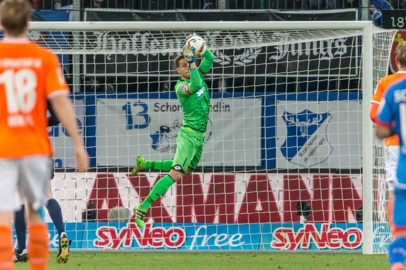 TSG-Keeper Oliver Baumann im letzten Heimspiel gegen Darmstadt 98