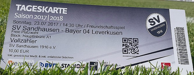 Karten für das Testspiel gegen Bayer 04 Leverkusen sind erhältlich
