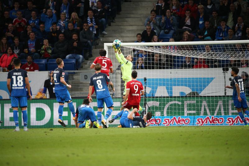 TSG-Keeper Oliver Baumann blieb auch im zweiten Spiel in Folge ohne Gegentreffer gegen die Bayern
