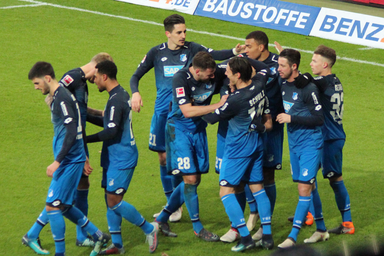 Die TSG-Profis konnten gegen Mainz gleich vier Mal Torerfolge feiern