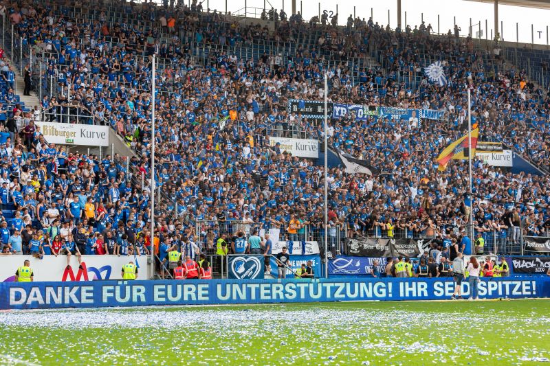 Die Hoffenheimer Fans freuen sich auf die neue Saison mit der erstmaligen Champions-League-Teilnahme