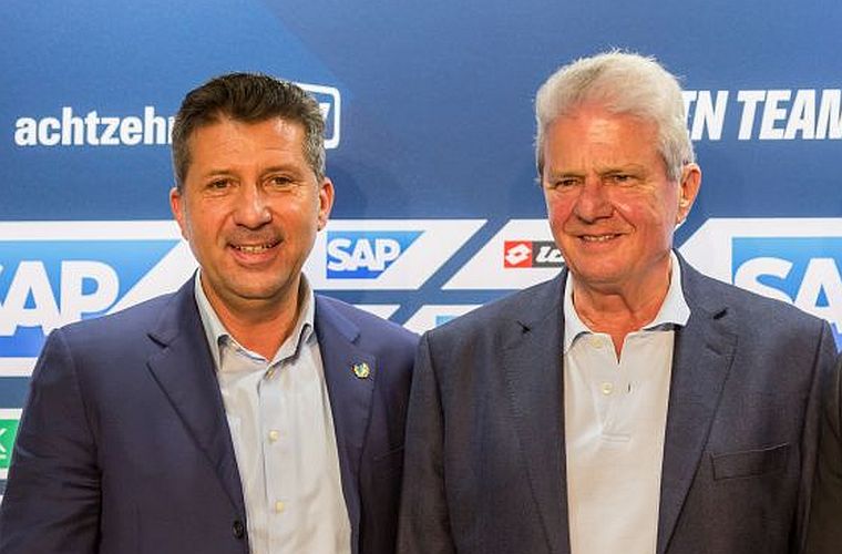 Peter Hofmann und Dietmar Hopp haben gemeinsam den steilen, erfolgreichen Weg der TSG Hoffenheim Seite an Seite mitgestaltet