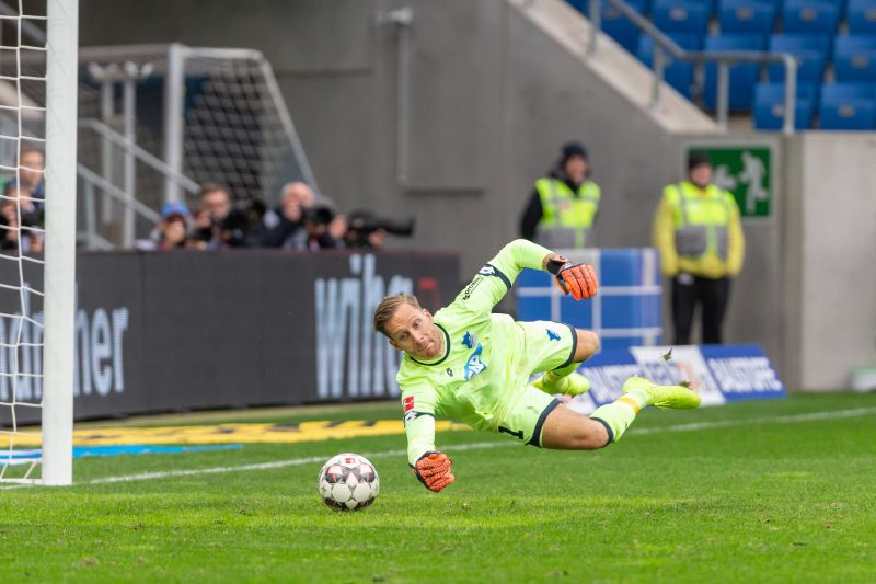 TSG-Keeper Baumann machte beim 1:1-Ausgleich keine besonders gute Figur