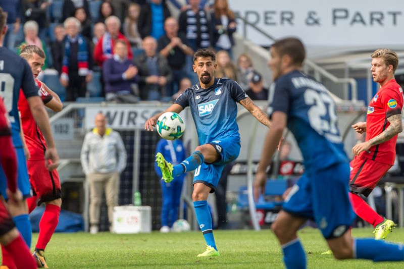 Kann Kerem Demirbay seine zuletzt gute Form am Sonntag als Taktgeber im TSG-Mittelfeld fortsetzen?