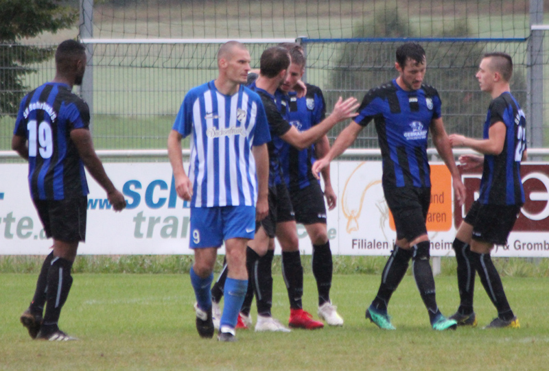 Rohrbacher Torjubel beim 2:2-Ausgleich