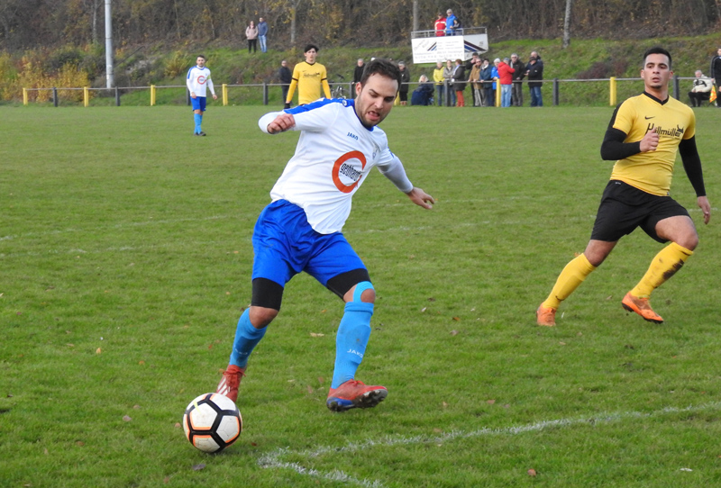 Ziegler hat kurz vor der Pause das 2:0 auf dem Fuß