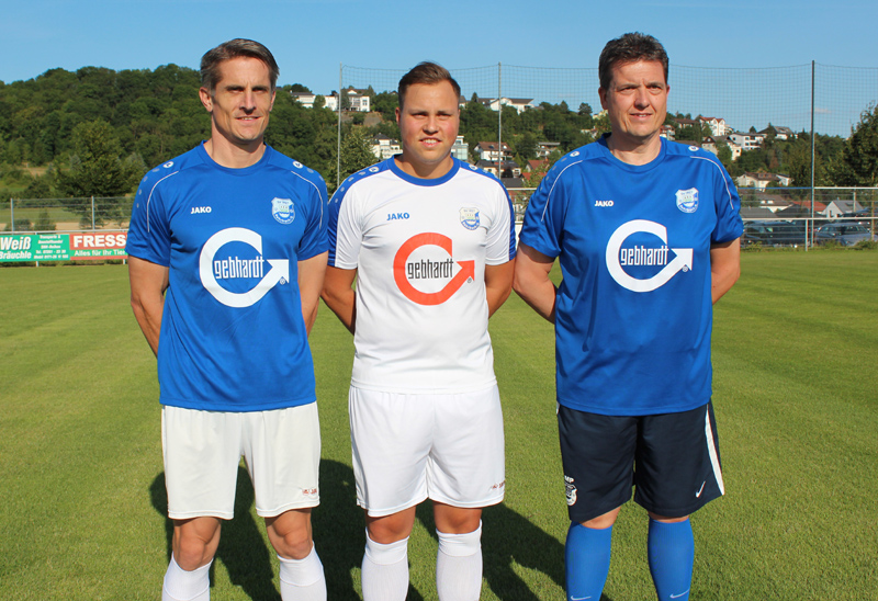 Derzeitige SV-Trainergespann: v.l.: Heger, Unser und Preiss