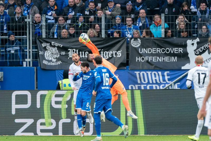 TSG-Keeper Pentke lieferte - trotz zweier Gegentore - ein fehlerloses Bundesligadebüt