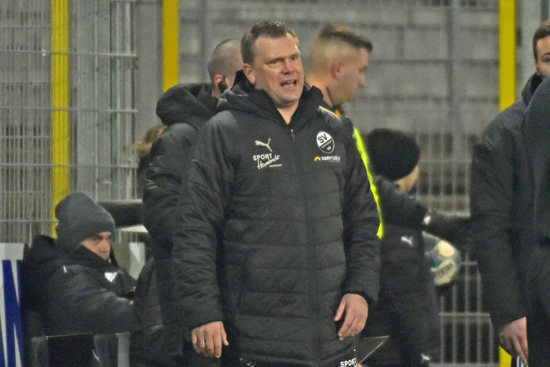 SVS-Trainer Koschinat vermisste in Darmstadt die fehlende Durchschlagskraft bei seiner Mannschaft