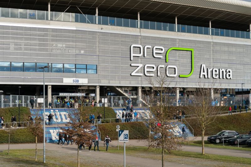 In der Sinsheimer Arena findet am Samstagnachmittag das erste Geisterspiel der TSG gegen Berlin statt