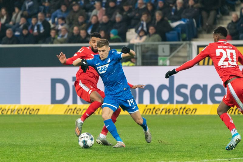 Christoph Baumgartner (Mitte) war beim 3:1-Sieg über Köln bester Spieler auf dem Platz. Kann der 20-jährige Österreicher in Mainz sein Torkonto von 6 Treffern weiter ausbauen?