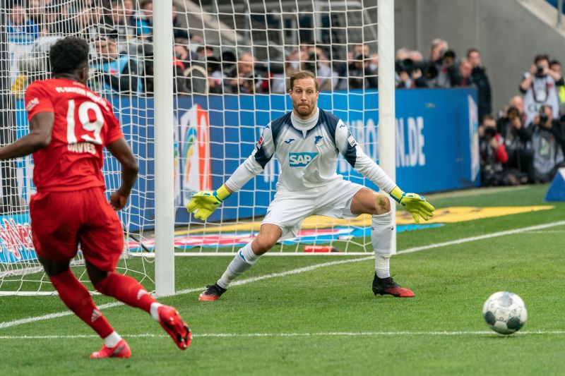 TSG-Keeper Baumann bewahrte sein Team vor allem in der zweiten Hälfte vor einem höheren Rückstand