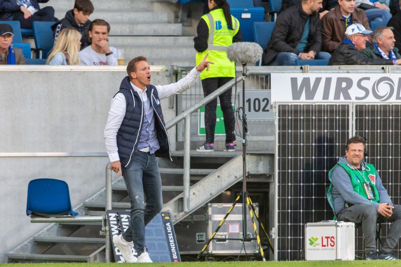 RB-Coach Nagelsmann möchte mit einem Heimsieg über Hoffenheim die Bayern in Wolfsburg zusätzlich unter Druck setzen