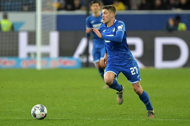 Hoffenheims Vizeweltmeister auf dem Weg in Richtung gegnerischem Tor