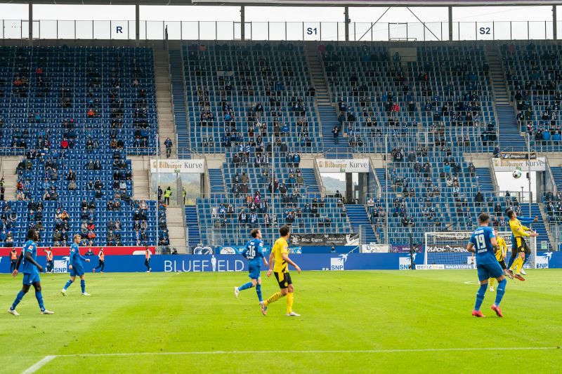 Das letztes Spiel mit Zuschauern in Sinsheim fand am 17.10.2020 gegen Dortmund statt