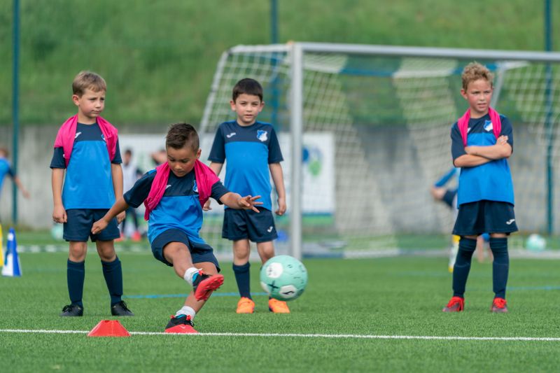 Der Spaß bei den Kindern beim Fußballspielen soll zusätzlich gefördert werden