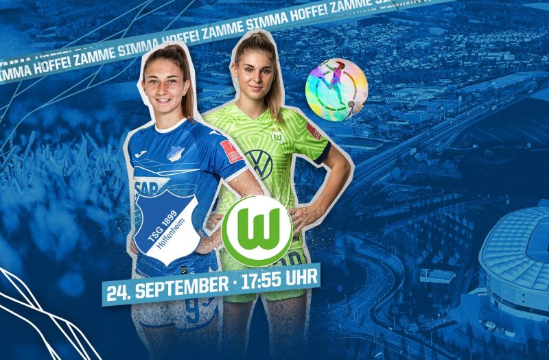 Das Top-Spiel TSG Hoffenheim gegen VfL Wolfsburg steigt in Sinsheim