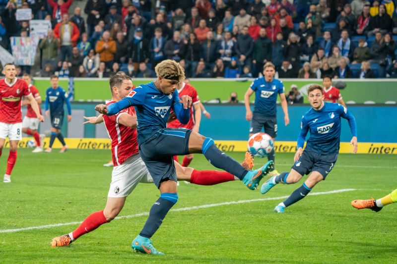 Hoffenheims Stürmer Rutter traf beim letzten Duell mit Freiburg, am Ende stand aber eine 3:4-Heimniederlage