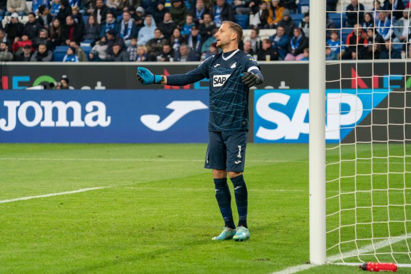 Nach zuvor starker Leistung war TSG-Keeper Oliver Baumann beim 2:1-Führungstreffer der Berliner nicht fehlerfrei