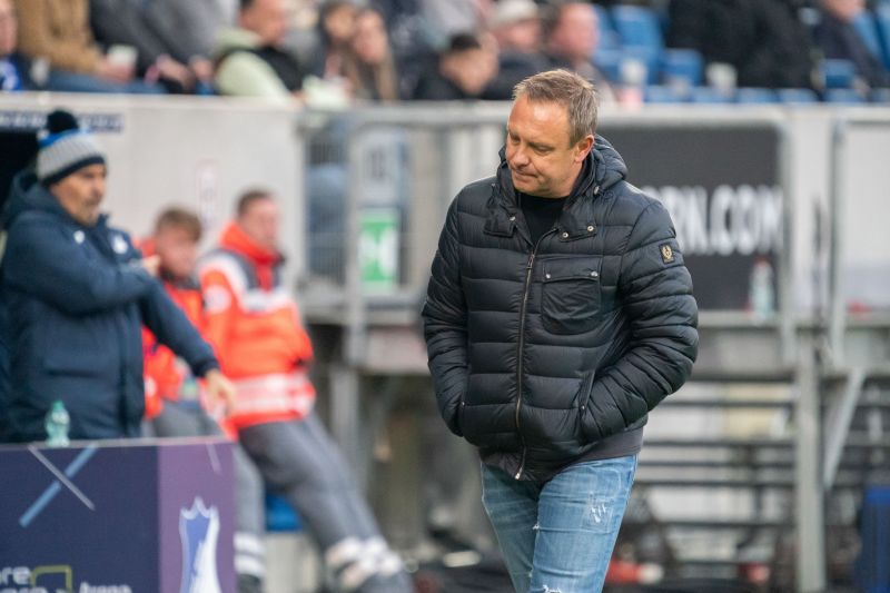 Enttäuschung bei Hoffenheims Trainer André Breitenreiter